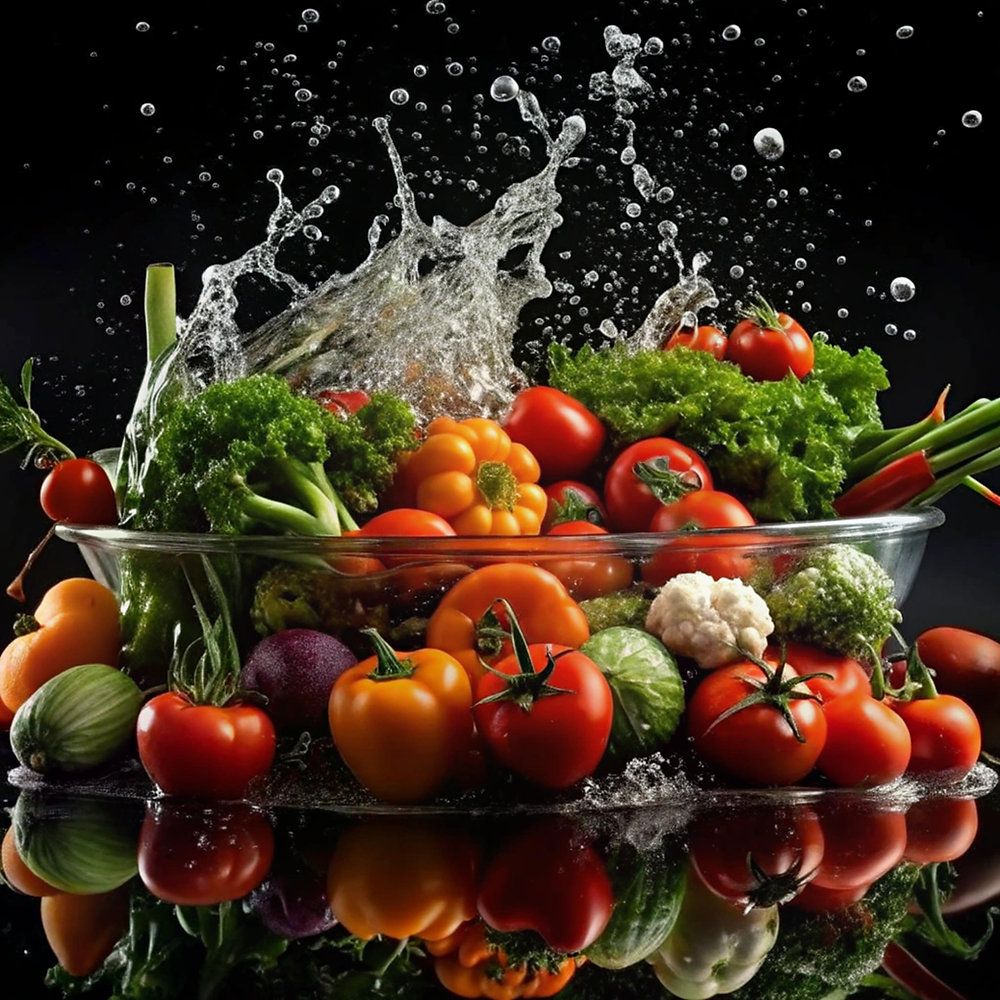 Fresh organic vegetables